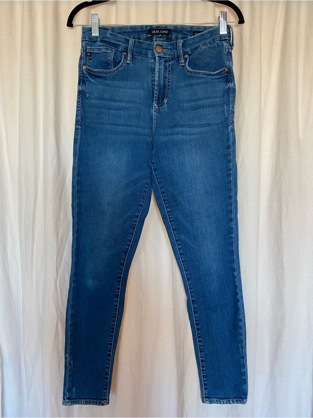 Dear John Skinny Jeans in Medium Blue Wash
